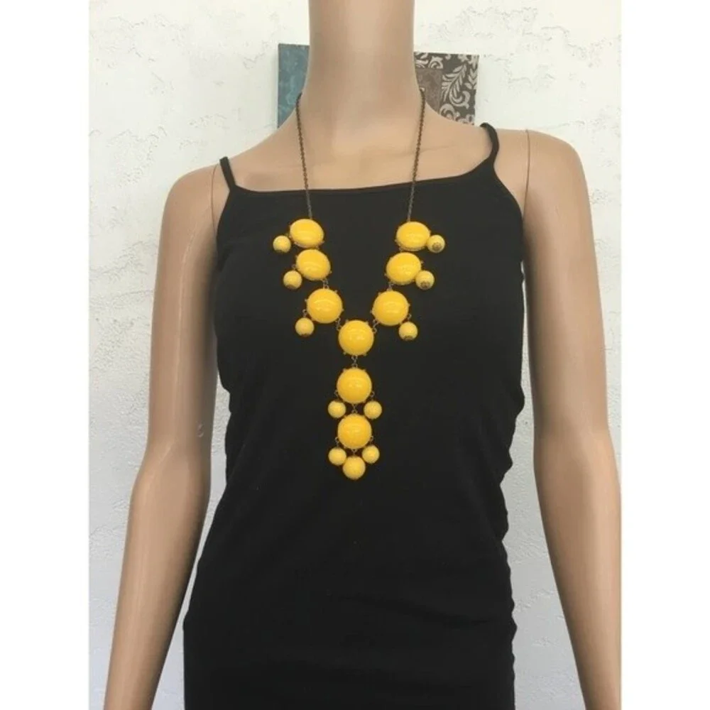 Vintage Yellow Necklace
